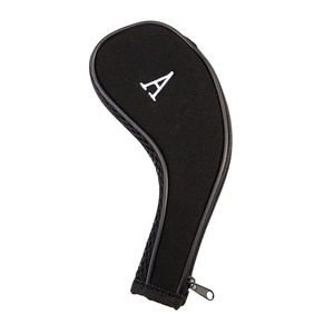 Cubiertas <span class=keywords><strong>de</strong></span> cabeza <span class=keywords><strong>de</strong></span> hierro <span class=keywords><strong>de</strong></span> palo <span class=keywords><strong>de</strong></span> <span class=keywords><strong>golf</strong></span> <span class=keywords><strong>de</strong></span> neopreno negro Partido protegido con cremallera para amantes del <span class=keywords><strong>golf</strong></span> - Product Image 6