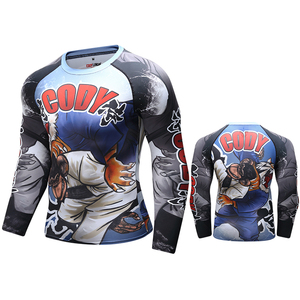 เสื้อออกกำลังกายแขนยาวสำหรับผู้ชาย<span class=keywords><strong>โค</strong></span>ดี้ lundin เสื้อรัดรูปพิมพ์ลาย3D - Product Image 4