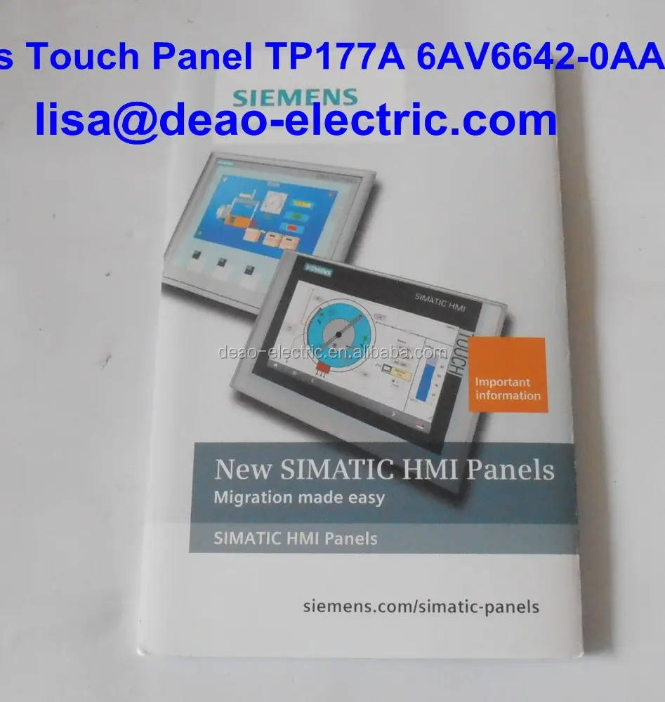 6AV6642-0AA11-0AX1 Siemens TP177A TP177B Touch panel 6AV66420AA110AX1