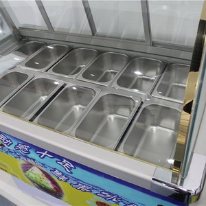 Gachas hielo serie protagonizada pantalla congelador / tienda de conveniencia congelador / nevera eléctrica - Product Image 5