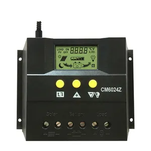 30A 40A 50A 60A 12v 24v 48v pwm solar charge controller system