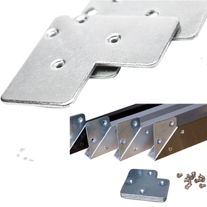 Soporte de esquina de hierro conector de marco de aluminio de varias formas - Product Image 1