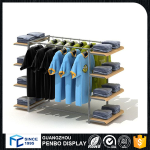 Au Sol Réglable En Métal Suspendus 4 Voies Présentoir de Vêtements - Product Image 6