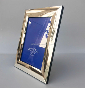 Khung Ảnh Bằng Sắt Mạ Niken Sáng Bóng Màu Bạc, Vàng Bạc, 4X6 "5X7" 6X8 "8X10" - Product Image 2