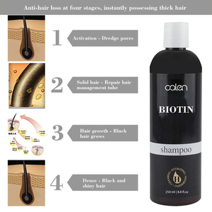 Shampoo à la biotine en marque propre pour la croissance des cheveux, formule épaississante entièrement naturelle avec effets antipelliculaires et rafraîchissants pour hommes et femmes - Product Image 4