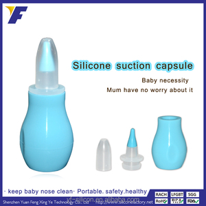 Seguridad Bebé Cuidado de la <span class=keywords><strong>Salud</strong></span> BPA libre de silicona de vacío Mucus Nasal Aspirador - Product Image 5