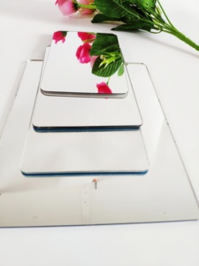 Tùy chỉnh cắt chống trầy xước hai mặt cứng <span class=keywords><strong>Acrylic</strong></span> gương tự dính được hỗ trợ tấm nhựa - Product Image 6