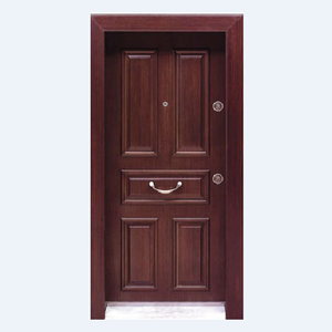 2018 Top Bán Bọc Thép Thép Cửa Gỗ Tốt Nhất Ý An Ninh Thép Không Gỉ Cửa Ra Vào Khu Dân Cư - Product Image 2