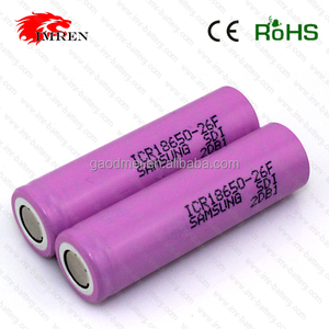 Samsung 26f 18650 2600 мАч 3.7 В icr 2600 мАч литий-ионный аккумулятор 18650 2600 мАч батареи - Product Image 1