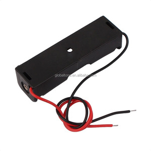 AA Größe Zelle (<span class=keywords><strong>UM</strong></span>-3-1) Schwarz Kunststoff Batteriehalter Box 1,5 v Fall Mit Draht Blei - Product Image 2