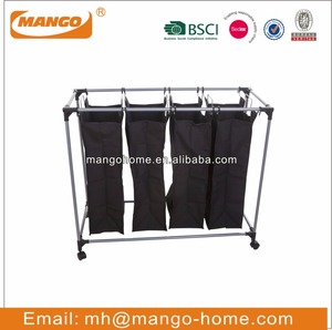 cesto della biancheria in metallo <span class=keywords><strong>ruote</strong></span> - Product Image 3