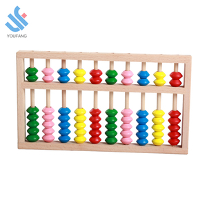 YF-M204 grano colorido Ábaco juguete de madera para niños de preescolar matemáticas contar - Product Image 1