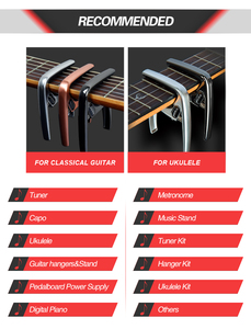 Accesorios de instrumento Musical, pinzas de <span class=keywords><strong>guitarra</strong></span> acústica de cambio rápido, Capo - Product Image 5