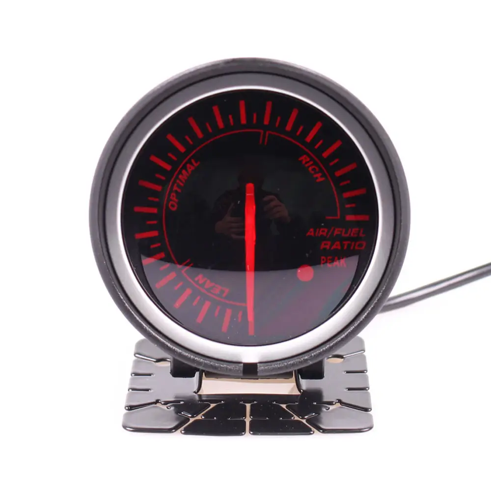 Defi Bf 2.5 "60 Mm Putih & Merah Lampu Afr Udara Bahan Bakar Rasio Auto Gauge Meter