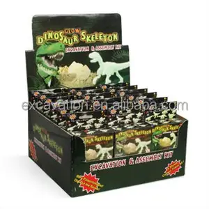 2024 juguetes para niños Mini Safe Glow in the Dark Dinosaur Excavation Kit juguetes para niños