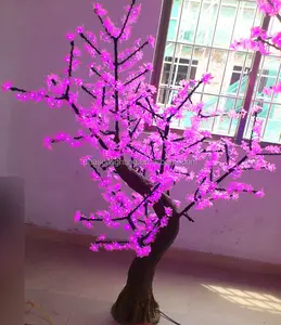 Led pembe kiraz çiçeği ağacı ışığı