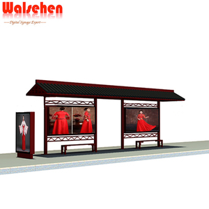 LCD โฆษณาป้ายดิจิตอลสำหรับรถบัสหยุด Shelter - Product Image 3