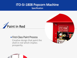 <span class=keywords><strong>Macchina</strong></span> Commerciale per <span class=keywords><strong>Popcorn</strong></span> Dolce - Product Image 2