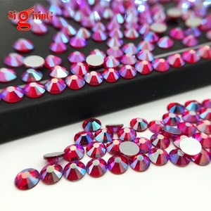 Crystal Diamond Bling Rhinestones Flatback <span class=keywords><strong>AB</strong></span> Colores para manualidades de joyería - Product Image 1