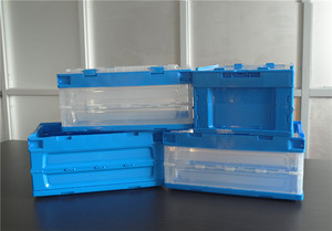 Food Container with Lid Plastic Logistic Container Circulating Box Delivery <strong>Crates</strong> Plastic Box for <strong>Storage</strong> - Product Image 5