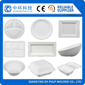 Biodegradables de caña de azúcar de pasta de bagazo máquina para hacer platos desechables - Product Image 4