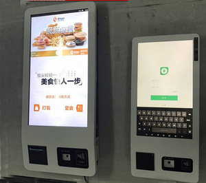 مطعم شبكة واي فاي 24 بوصة LCD آلة طلب الطعام الخدمة الذاتية شاشة تعمل باللمس كشك الدفع مع نقاط البيع والطابعة - Product Image 4