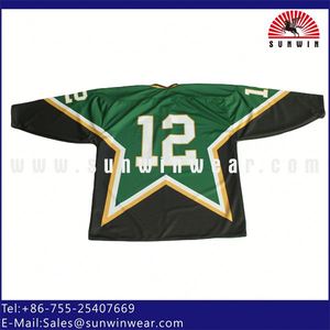 High quality custom sublimation color gray hockey team cheap on - Product Image 1