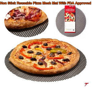 Aprobado por <span class=keywords><strong>CAPRICHO</strong></span> y SGS Antiadherente Reutilizable Estera De Malla de Pizza - Product Image 3
