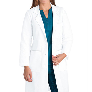 <span class=keywords><strong>Camice</strong></span> da laboratorio di Design in <span class=keywords><strong>cotone</strong></span> <span class=keywords><strong>bianco</strong></span> per uniforme ospedaliera - Product Image 2