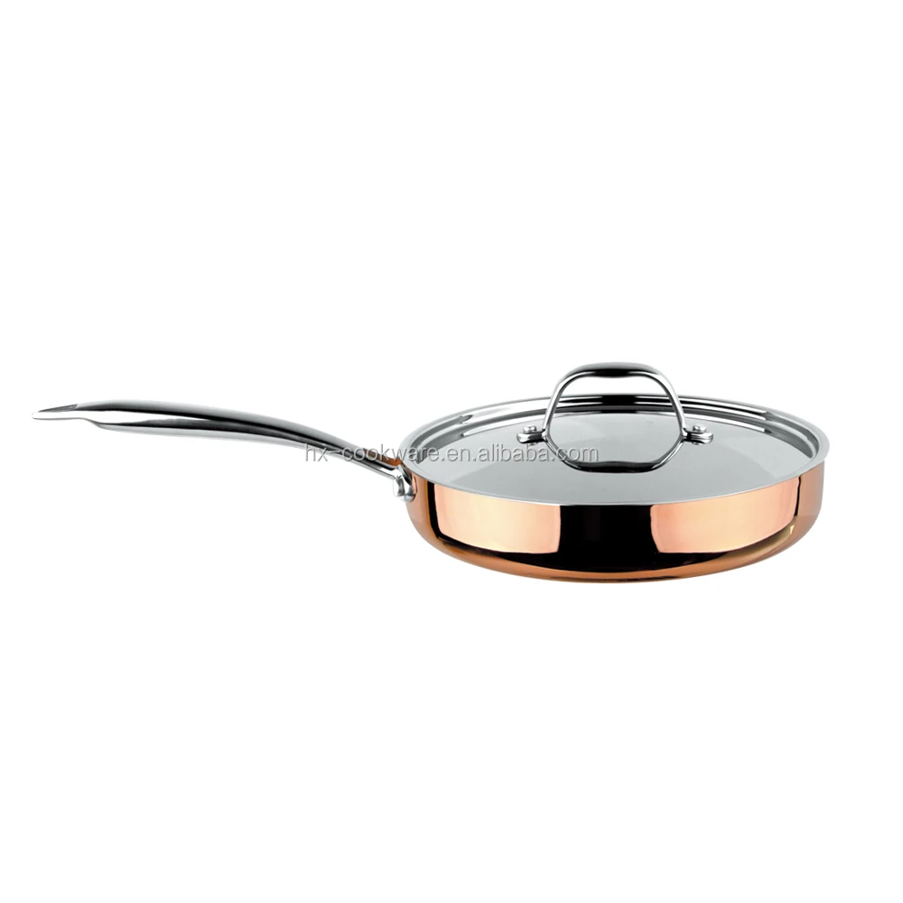 銅製　ソテーパン　12cm 高さ3cm 3個セット　底面9㎝ 銅製三層構造調理器具 フレンチソテーパン| Alibaba.com