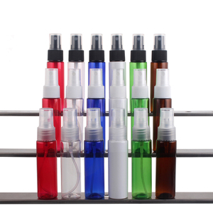 Empty amber 1oz 30ml plastic PET spray bottle with mist sprayer pump for make-up toner