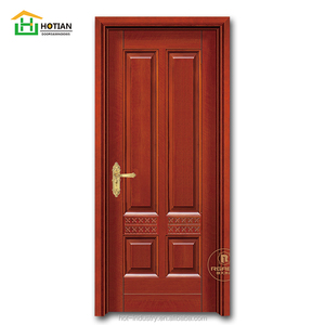 <span class=keywords><strong>Porte</strong></span> intérieure en bois simple rouge, motifs stratifiés, chambre à coucher, <span class=keywords><strong>porte</strong></span> en bois de chauffage - Product Image 6
