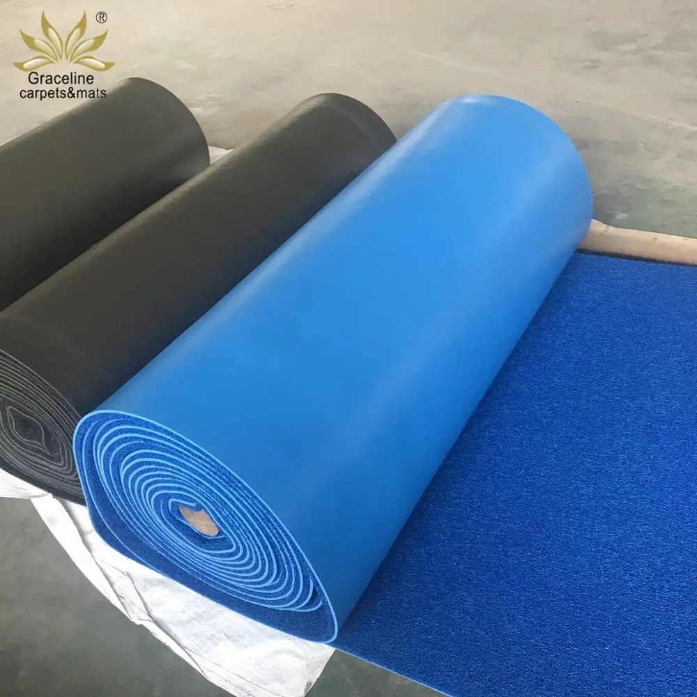 Waterproof comfortable and durable pvc coil mat in roll spaghetti mat