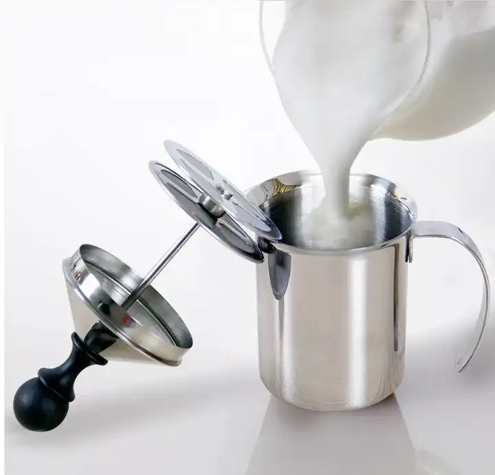 Stainless Steel Manual Milk Frother