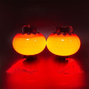 โคมไฟ LED สีแดงขนาดเล็กพลาสติกสำหรับตกแต่งเทศกาลตรุษจีนแบบดั้งเดิม - Product Image 3