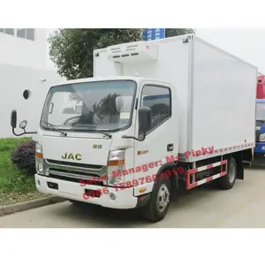 JAC Refrigerated Van Trucks 6Tons Freezer Truck mit Thermo King Refrigeration box Trucks For Sale Call Ms.Pinky 0086 1589760391