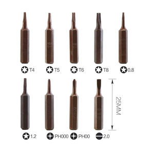 Destornilladores de Bolsillo de Precisión BESTOOL con Múltiples Puntas, <span class=keywords><strong>9</strong></span> Puntas Surtidas, Grado Industrial y para Bricolaje, Soporte OEM Personalizado, Mango de Plástico - Product Image 5