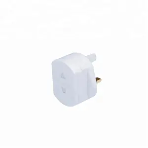 Barbeador 2 Pinos para 3 Pin Plug Adapter EUA UE REINO UNIDO 1A Fused Soquete Adaptador De Viagem Escova De Dentes Elétrica