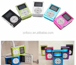 ميني USB كليب MP3/الموسيقى مشغل الوسائط/شاشة LCD كليب MP3