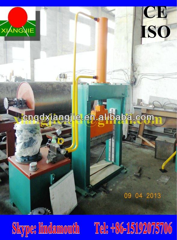 Raw rubber material bale cutter/rubber hydraulic cutting machine