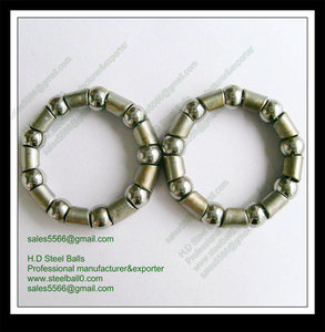 5/32X16 bola de acero de retainer | anillo de piezas de bicicleta bola cubo cojinete jaula - Product Image 4