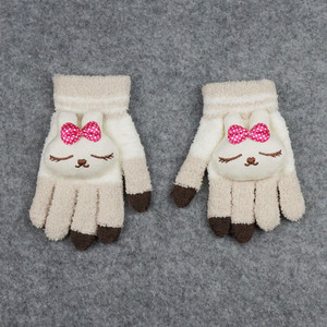 <span class=keywords><strong>Hiver</strong></span> vente nouveau <span class=keywords><strong>dessin</strong></span> animé polaire tactile <span class=keywords><strong>gants</strong></span> d'écran - Product Image 1