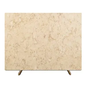 Sunny Beige Cultured standard marble slab for villa