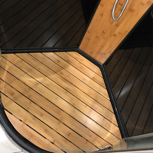 2018 nouveau design noir en verre <span class=keywords><strong>cabine</strong></span> de <span class=keywords><strong>douche</strong></span> avec bambou tapis - Product Image 4