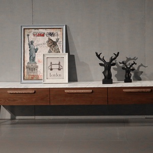 European TV Cabinet Modern Living Room Furniture <strong>Corner</strong> Wooden TV <strong>Stand</strong> With Drawers - Product Image 4