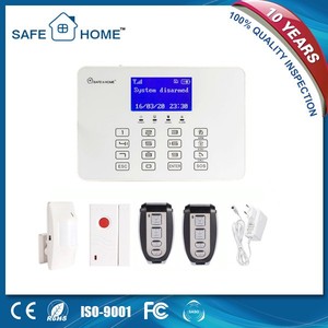 Haute Qualité Auto Cadran Gsm de Sécurité Système D'alarme Communiquer Avec Détecteur de Gaz - Product Image 1