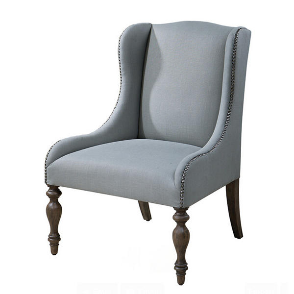 AC-127 French Style High End Hotel Colf Club Furniture Wood Dining Chair