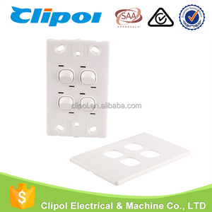 Luz led interruptor de pared 250 V 10A Slimline eléctrica pared delgada 4 Gang interruptor de iluminación para demótica - Product Image 6