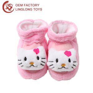 Personnalisé Animal Lapin Éléphant Chaussures Nouveau-Né Lapin Éléphant En Peluche Bottes Chaudes pour Nourrisson Doux Animal Bébé Chaussures - Product Image 3
