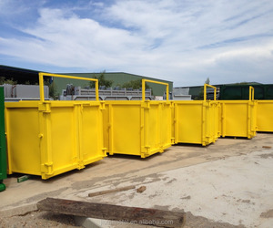 Bỏ qua thùng kim loại phế liệu thùng thùng rác thùng rác lớn thùng - Product Image 2